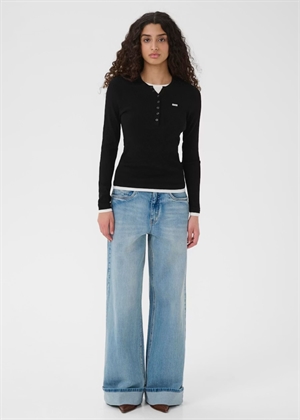 Trisha bluse Sort Gestuz 